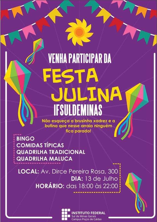 cartaz festa julina