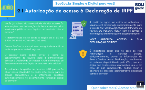 tela irpf