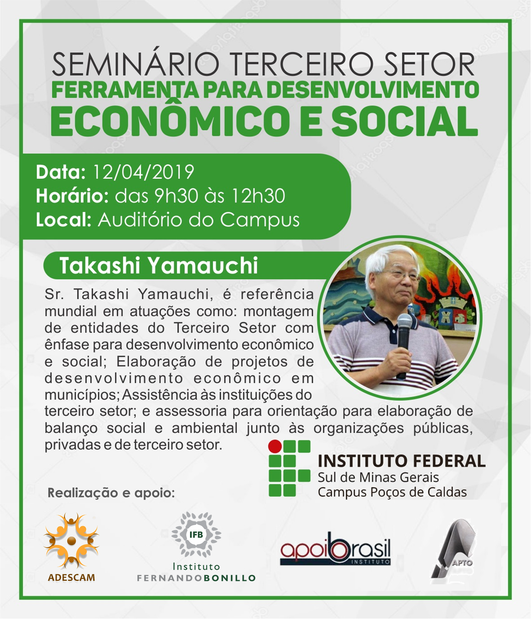divulgacao seminario terceiro setor parceiros