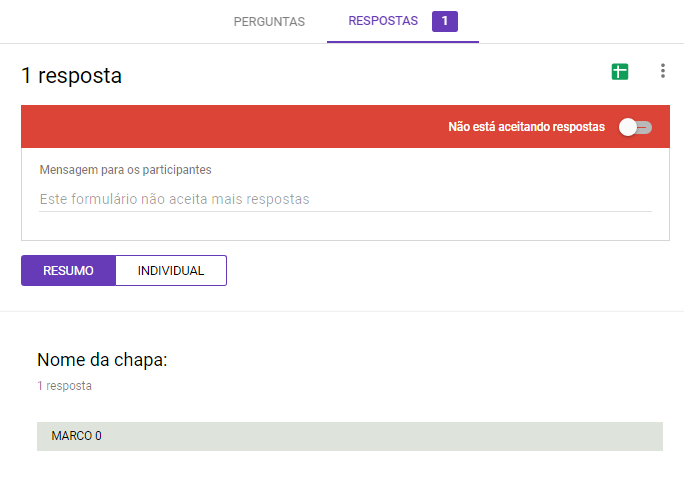 inscrição chapa CA