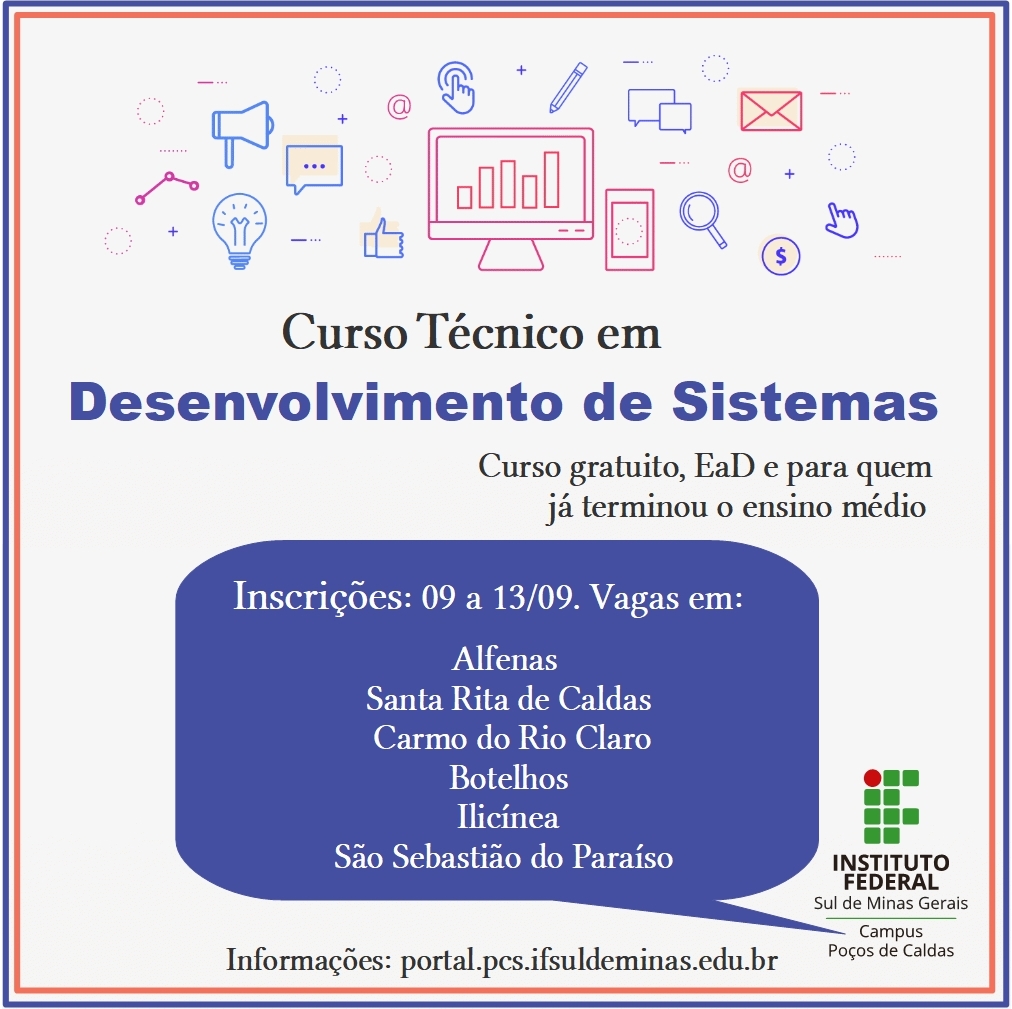 curso tecnico desenvolvimento sistesmas ead