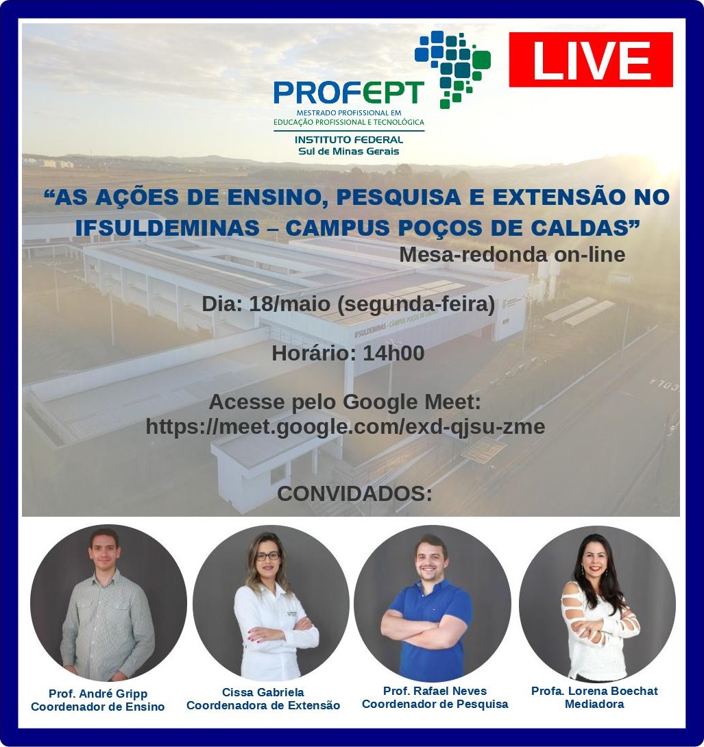 mesa redonda mestrado live