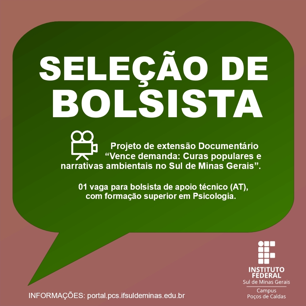 selecao bolsistas documentario vence demanda