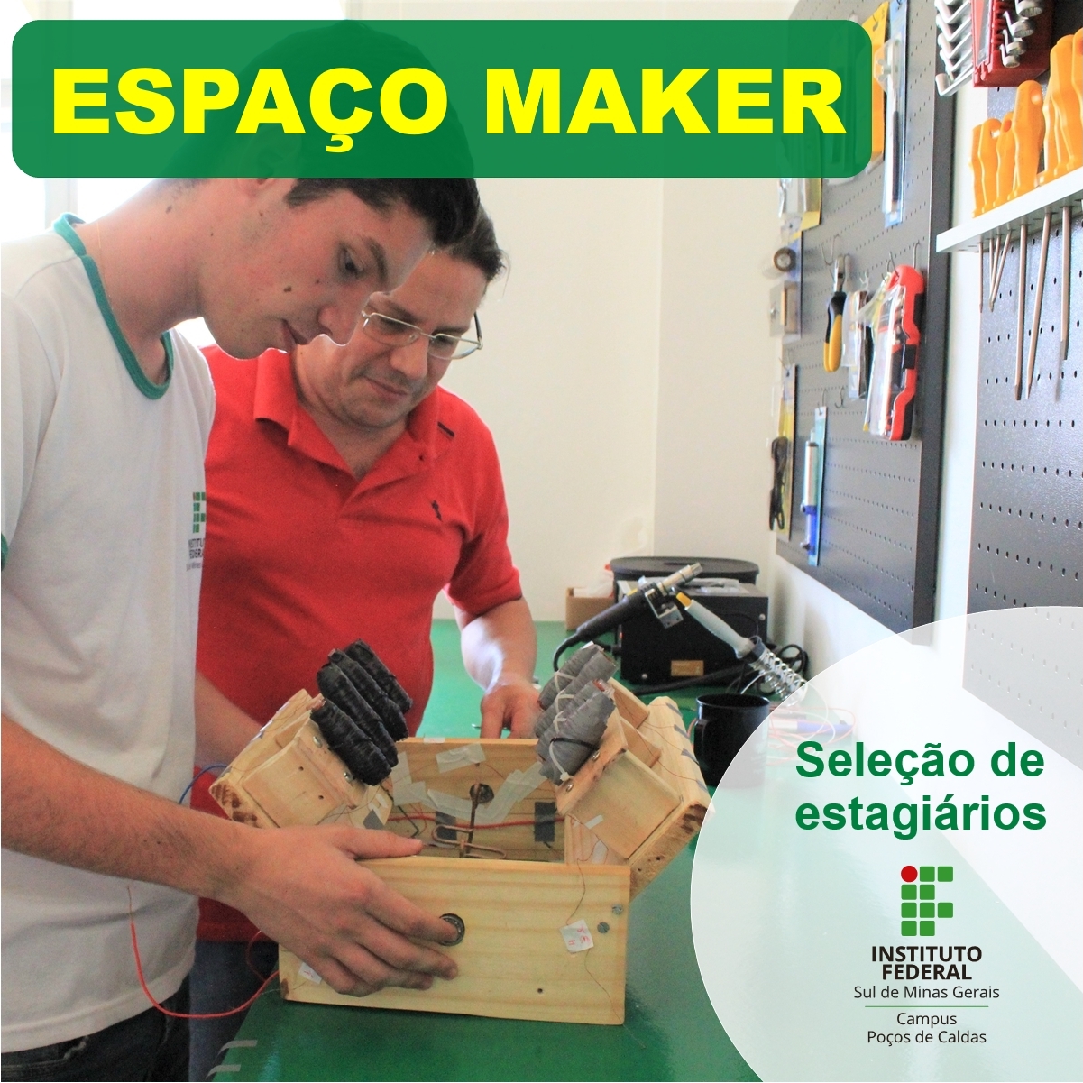 espaco maker estagiarios selecao