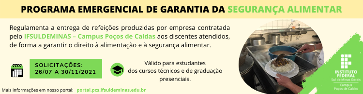 Segurança alimentar banner