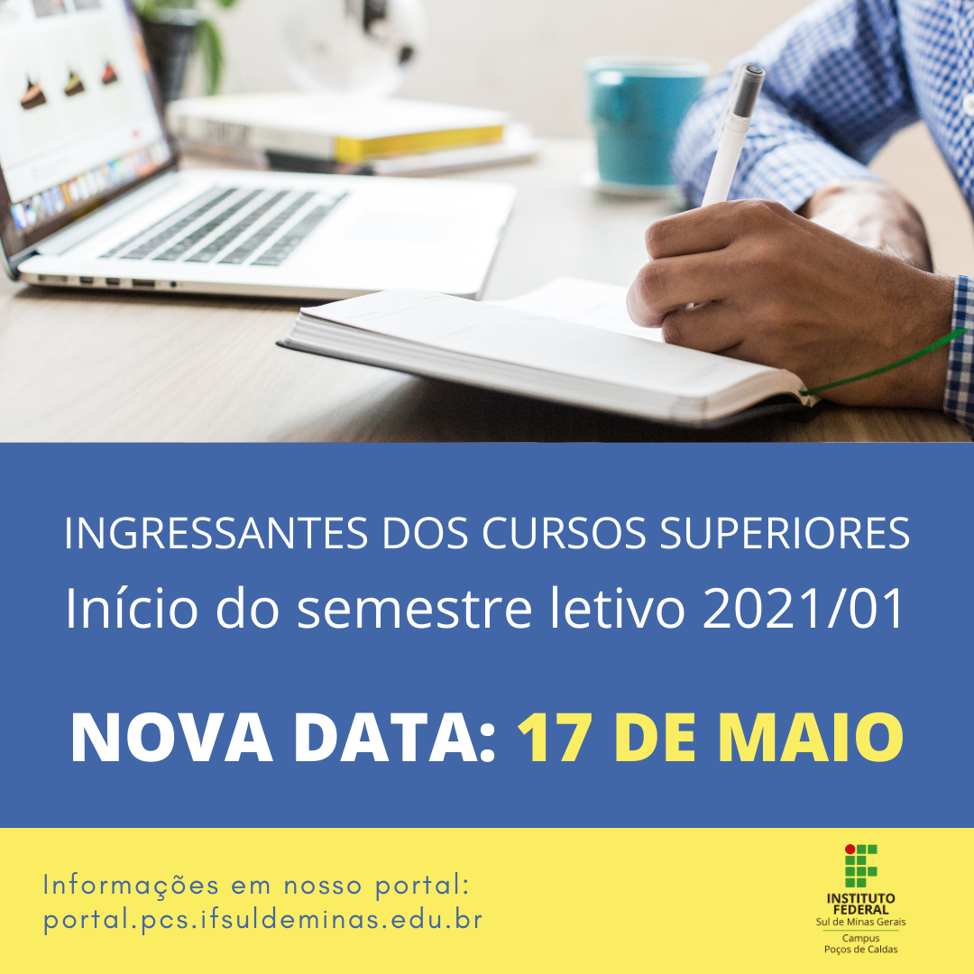 Início do semestre letivo 202101 1