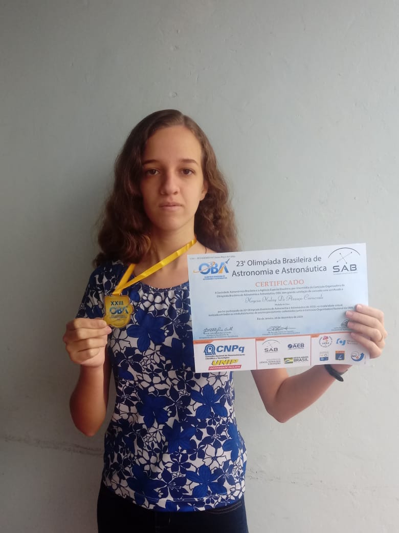 Krycia Kulay de Araujo Carnevale medalha