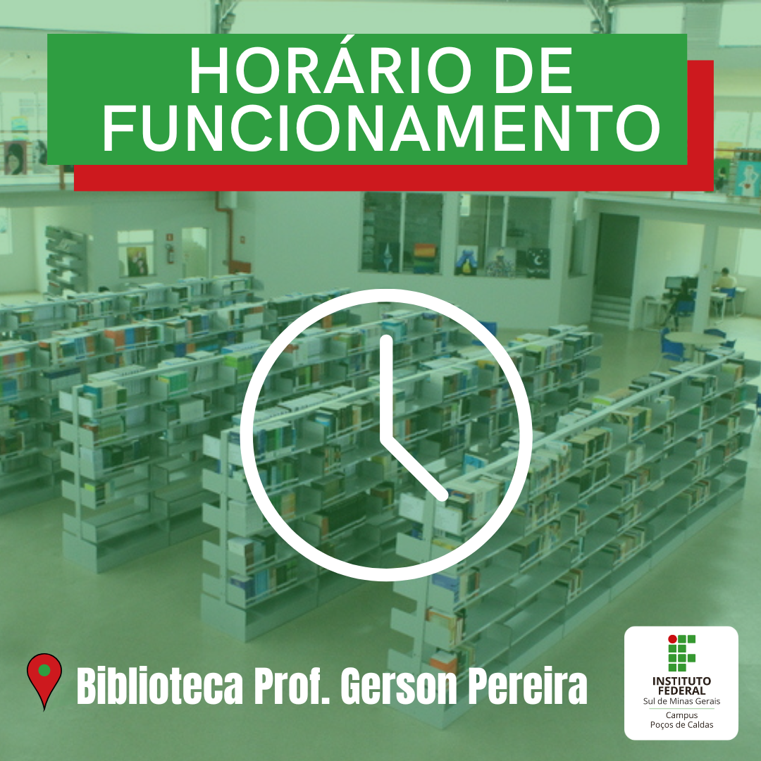 Biblioteca Horário de funcionamento 