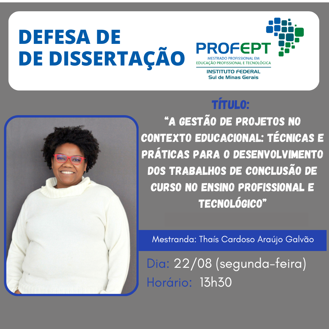 Qualificações Defesas Mestrado ProfEPT