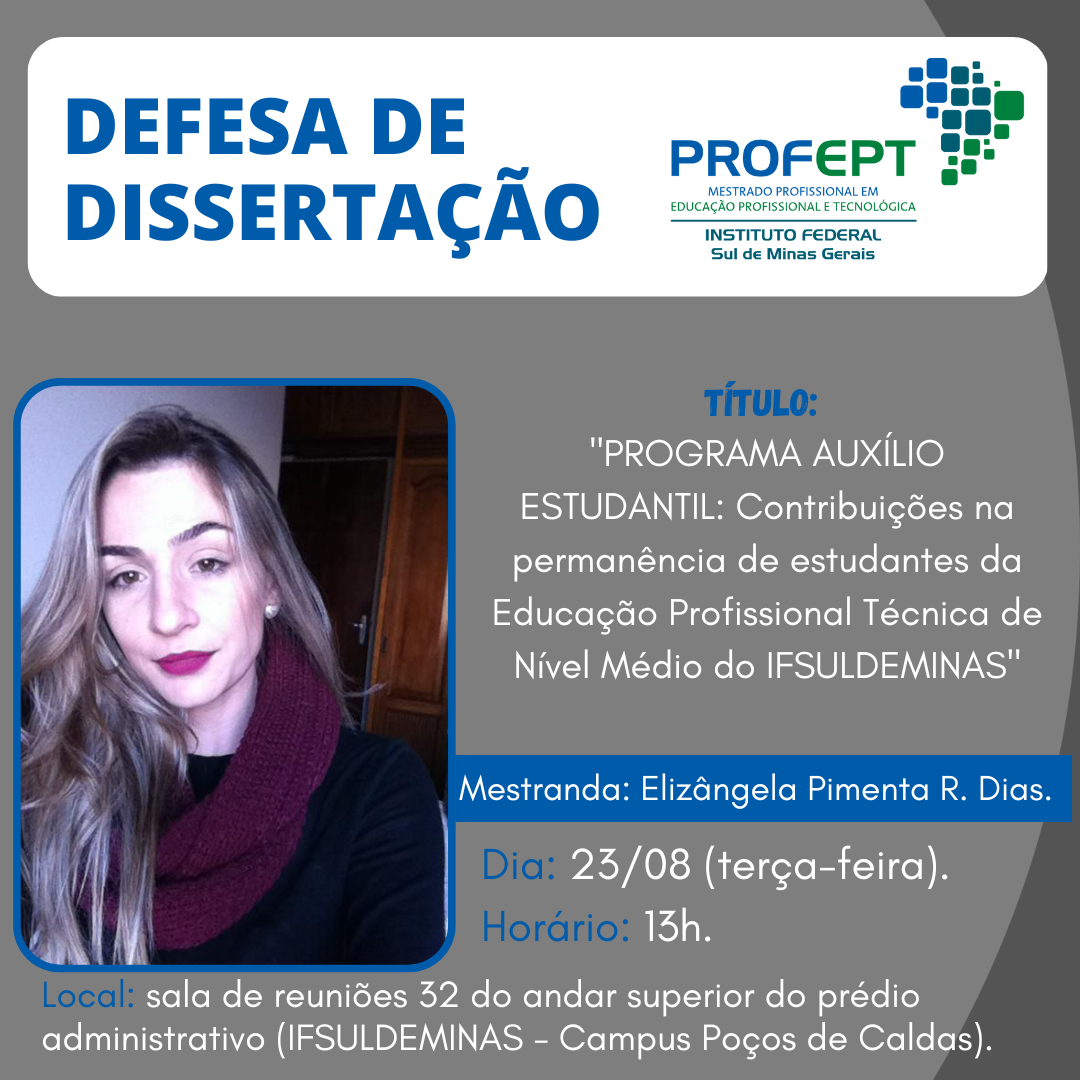 convite defesa elizangela dias