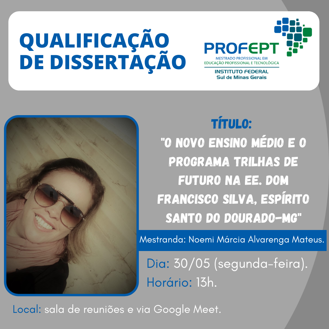 Qualificações e Defesas Mestrado ProfEPT