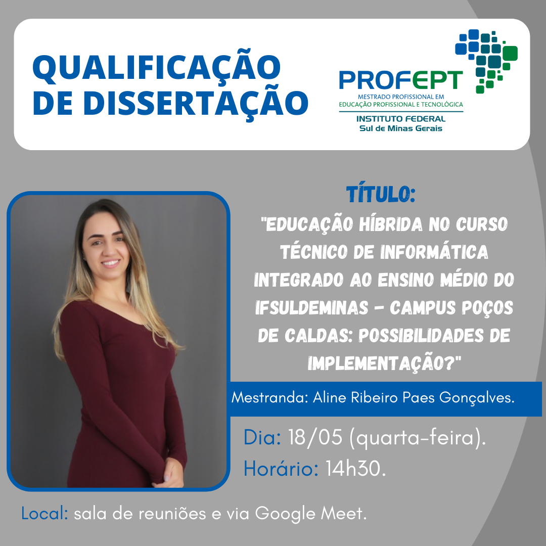 Qualificações e Defesas Mestrado ProfEPT 1