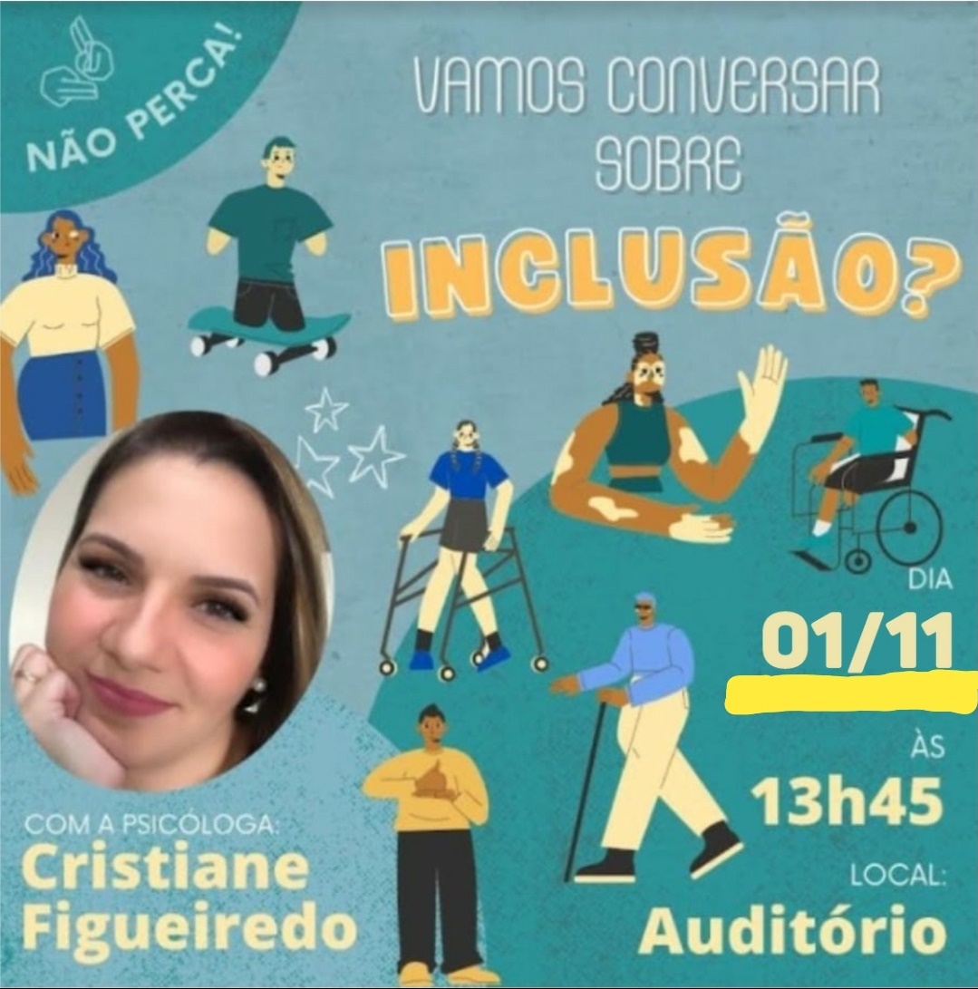 Roda de conversa Vamos falar sobre inclusão