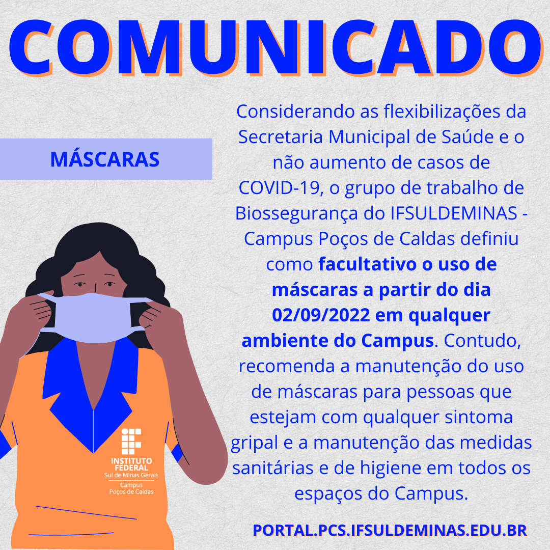comunicado mascaras 01 09 2022