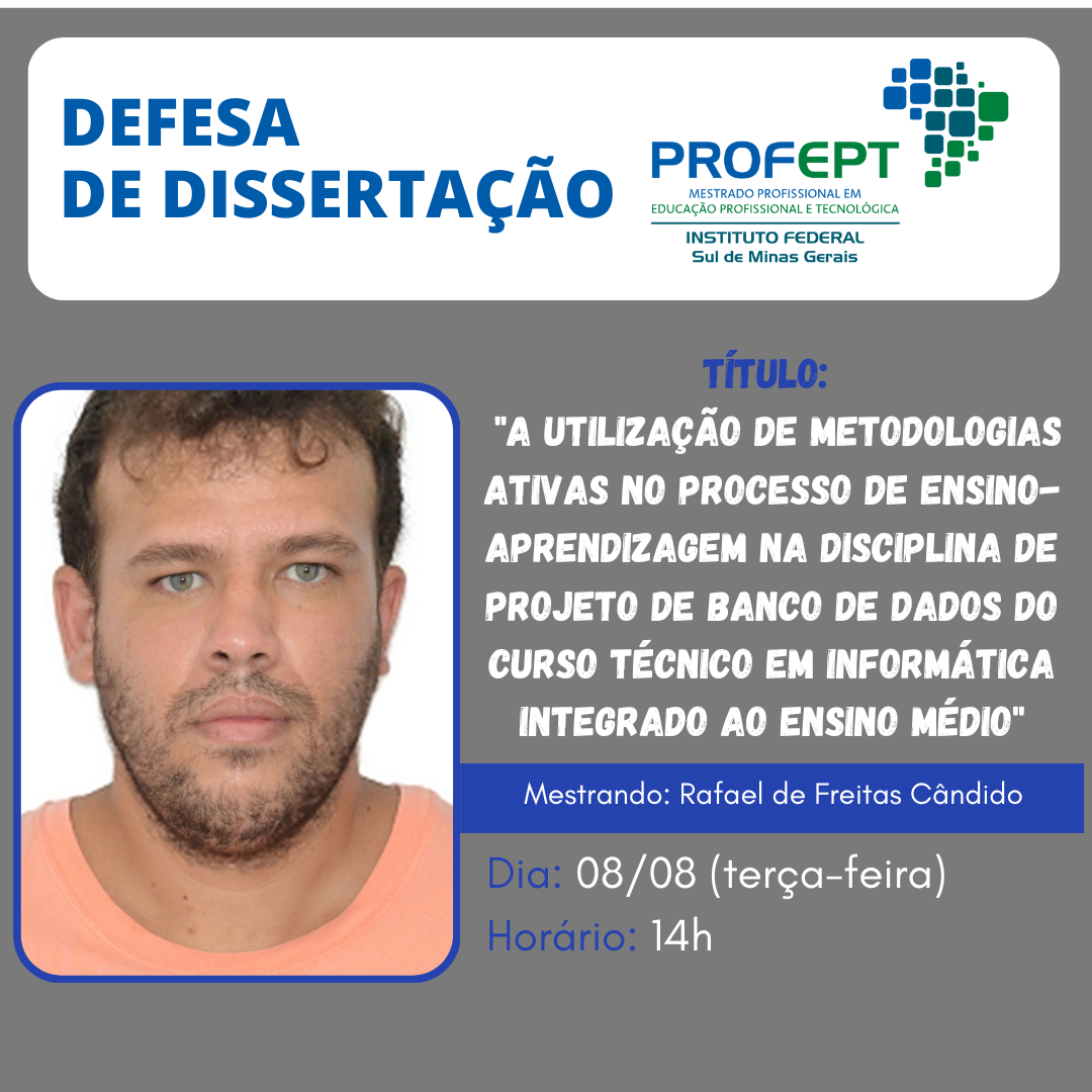 Qualificações Defesas Mestrado ProfEPT