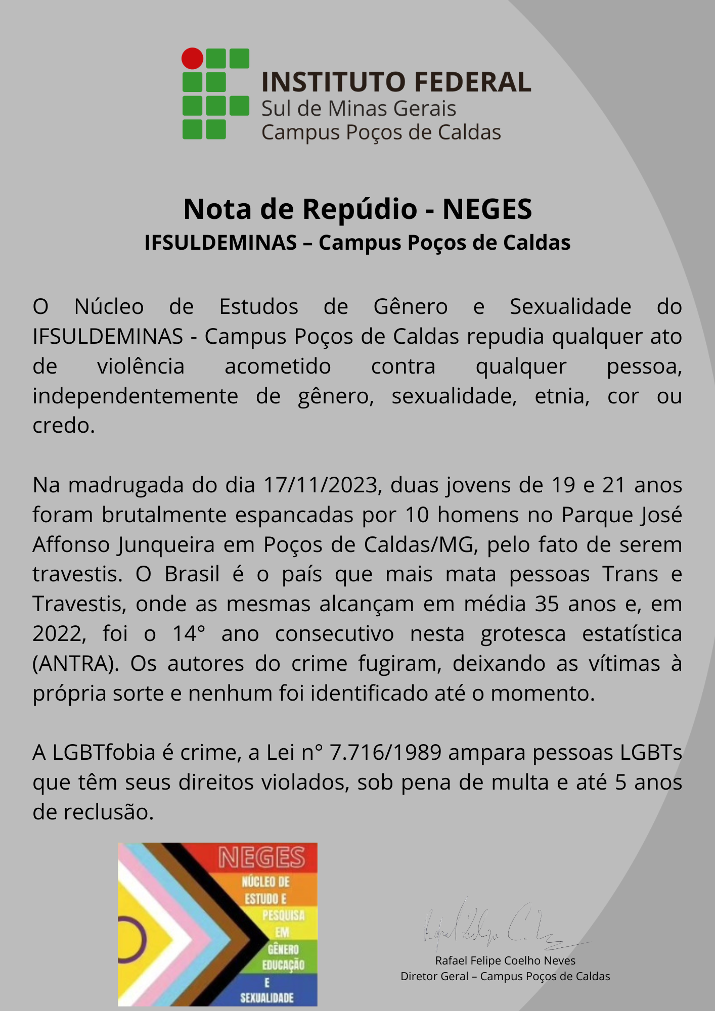 Comunicado Oficial 1