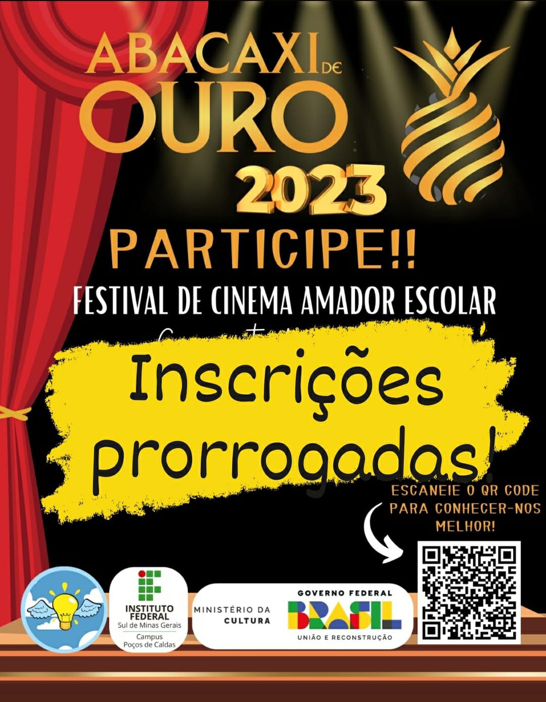 Prorrogação Inscrições do Abacaxi de Ouro 2023