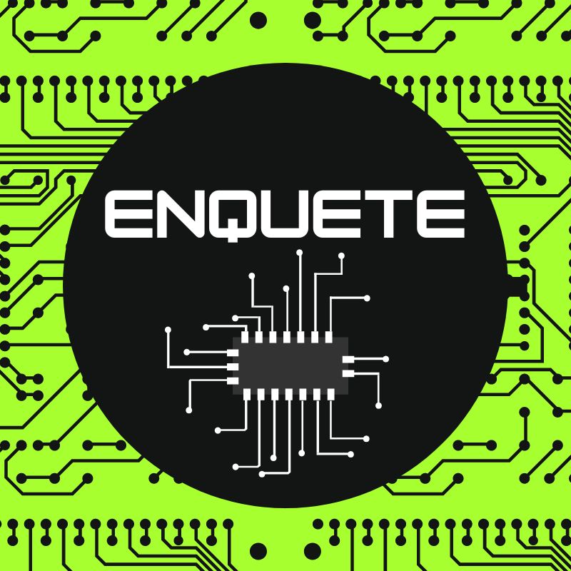 Verde e Preto Geométrico Tecno Tecnologia Ícone para YouTube