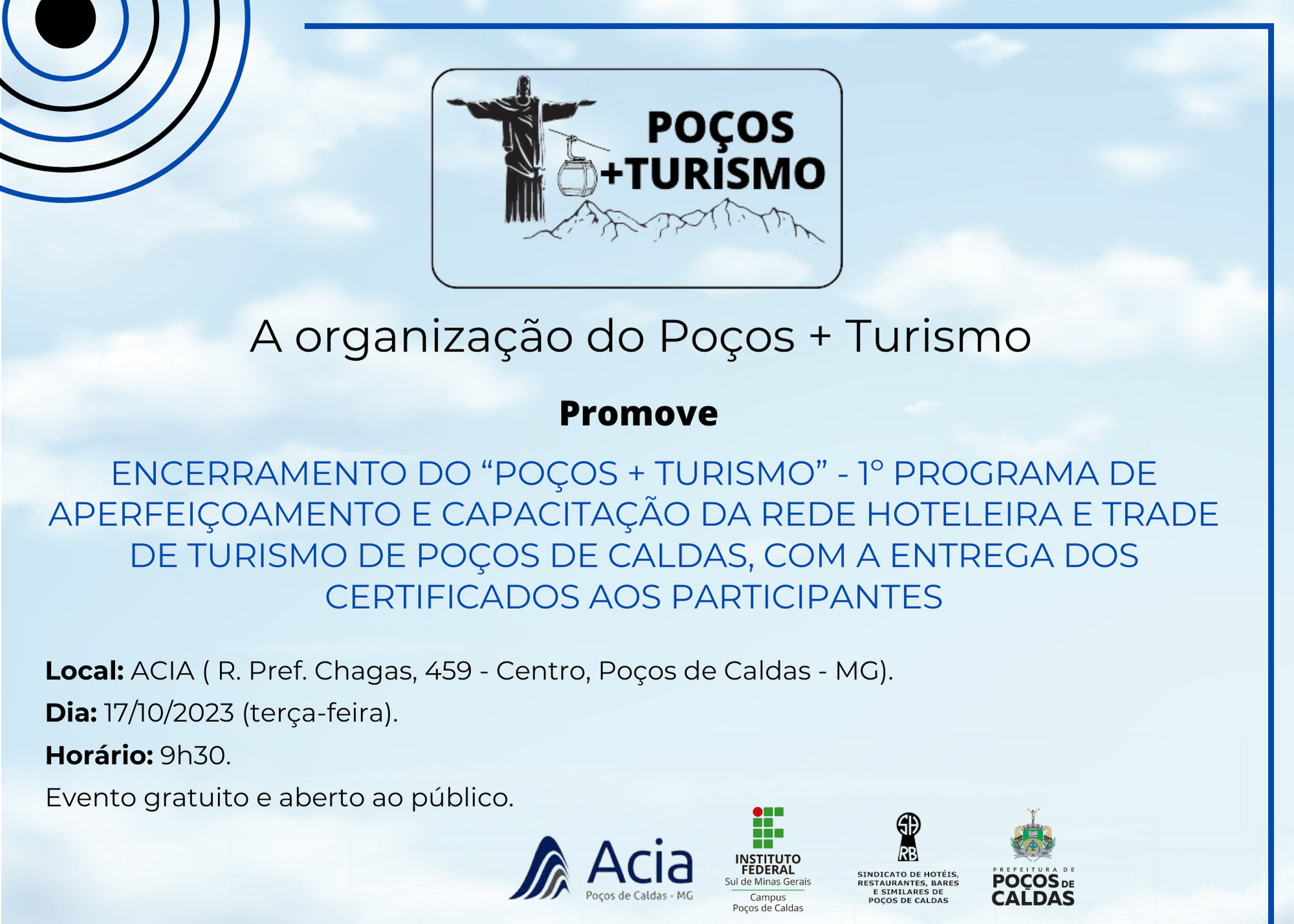 Encerramento Poços Turismo