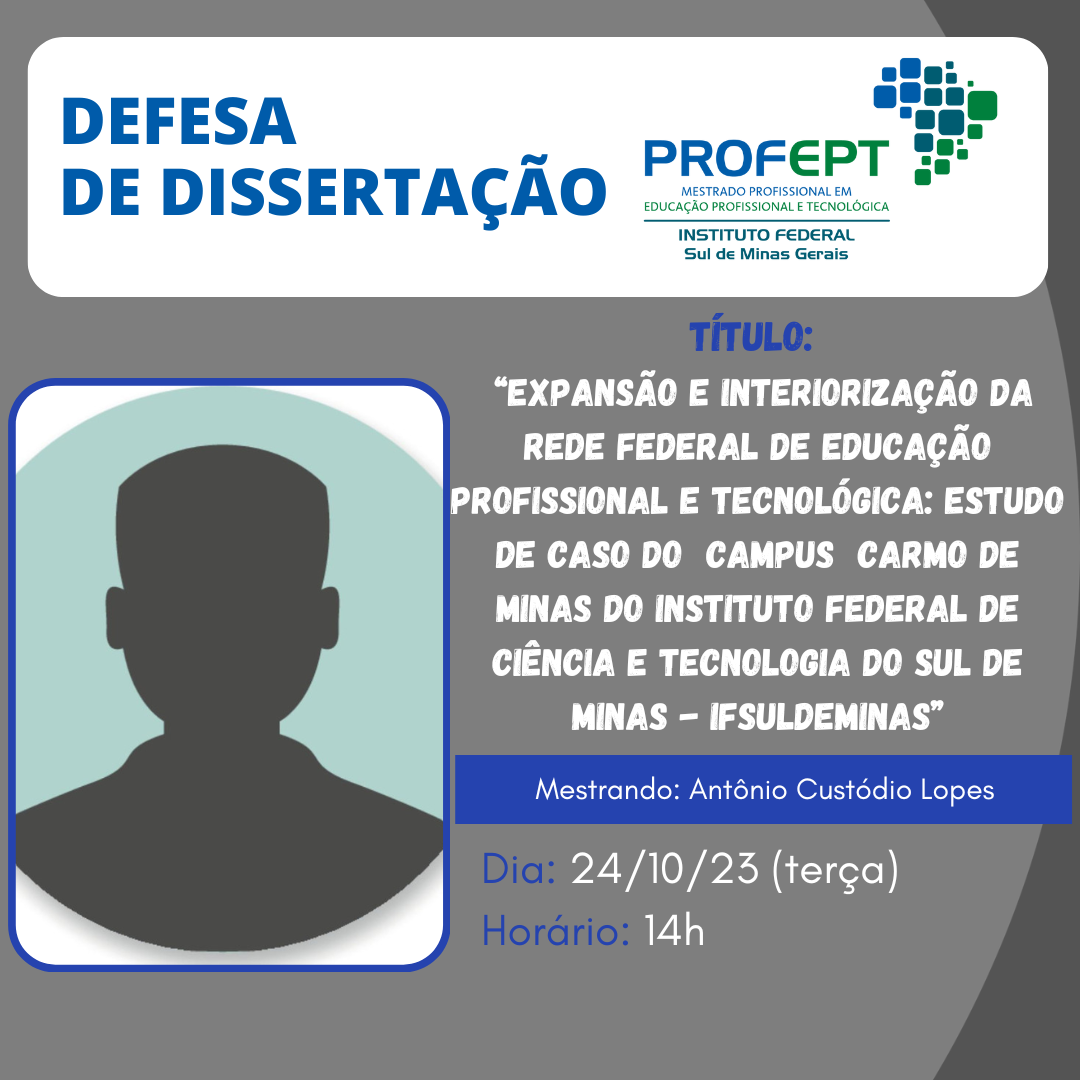 Qualificações Defesas Mestrado ProfEPT 8