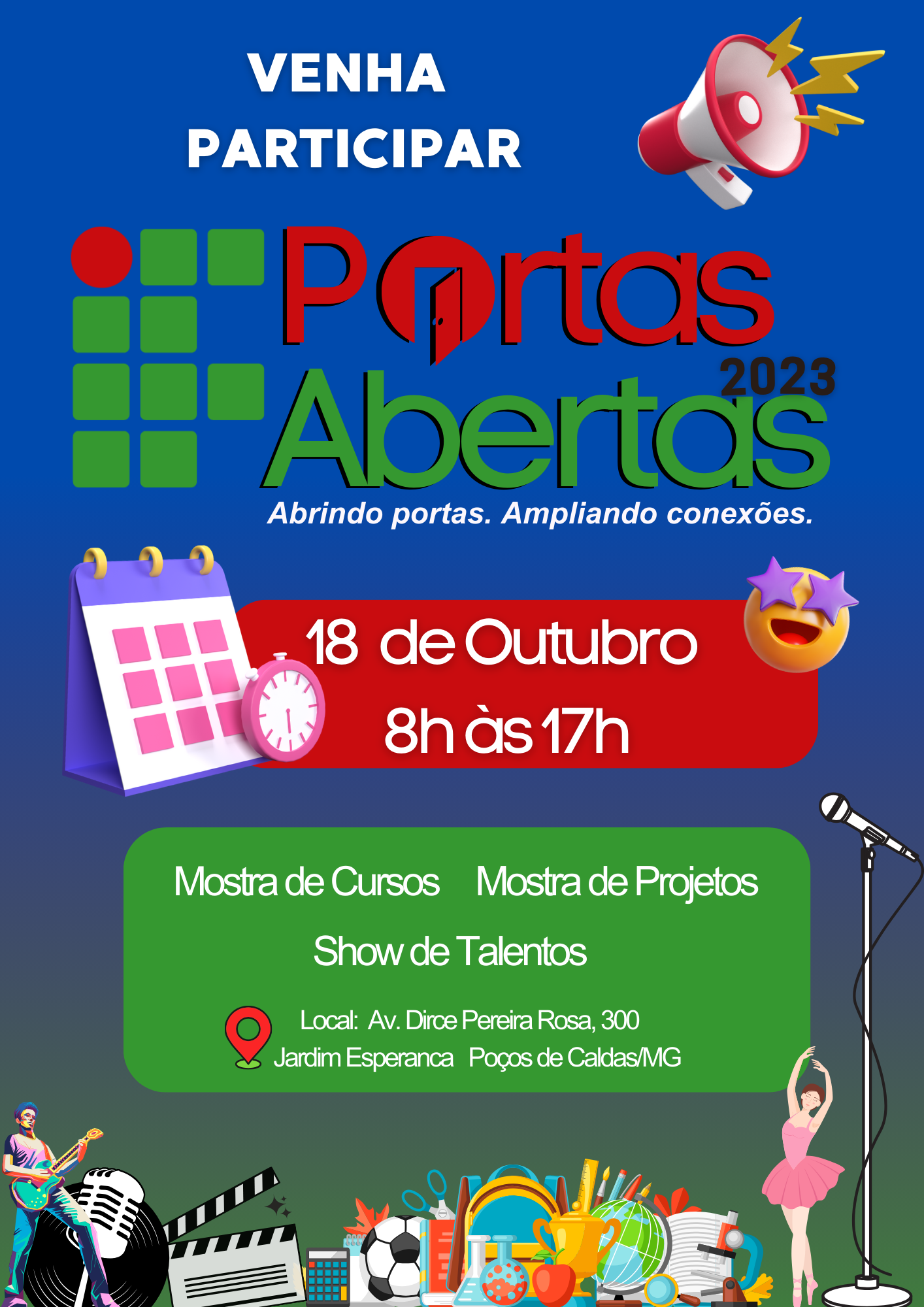 cartaz if portas abertas 2023