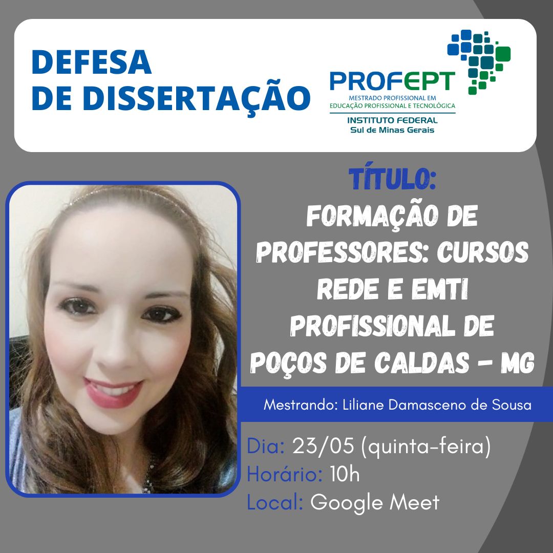 Qualificações Defesas Mestrado ProfEPT