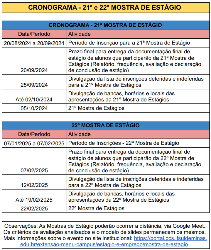 mostra estagios crono 24