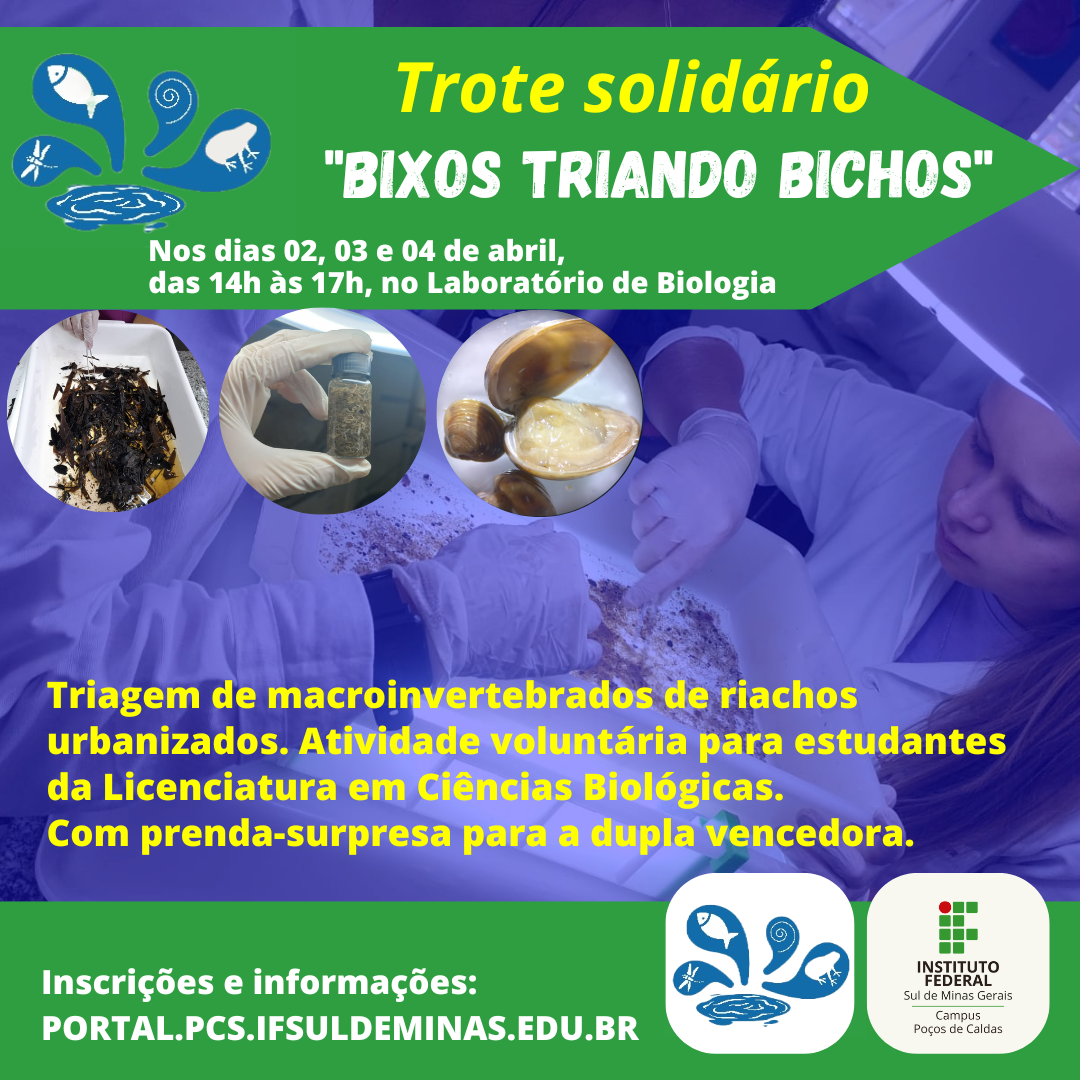Trote solidário Biologia 1