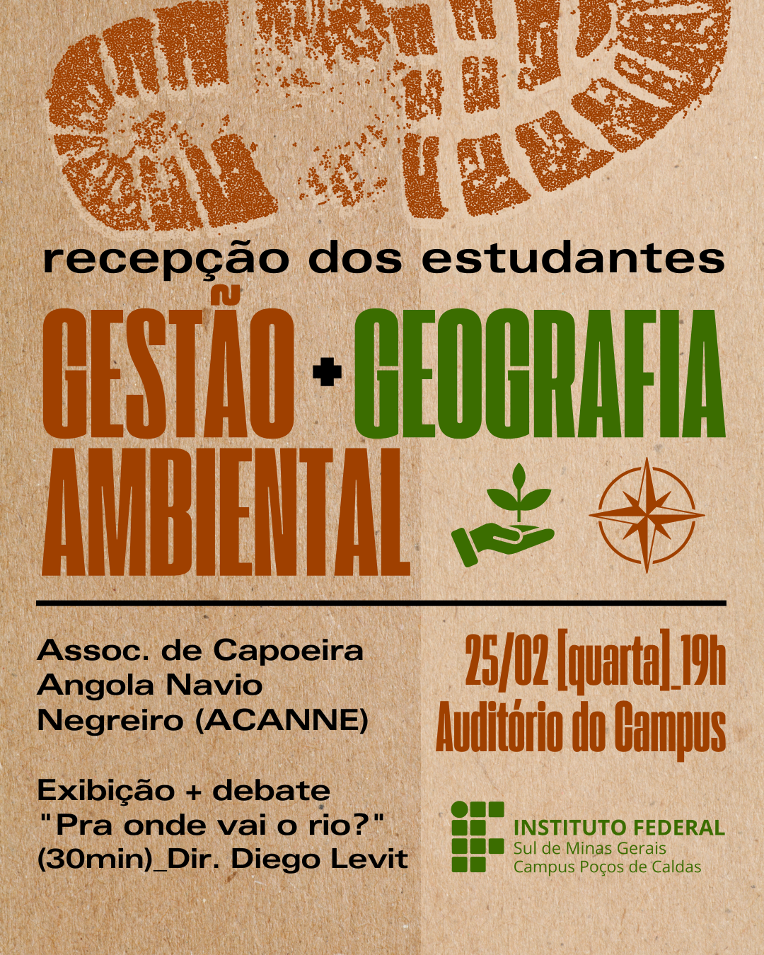 recepcao 2026 geog gest ambiental