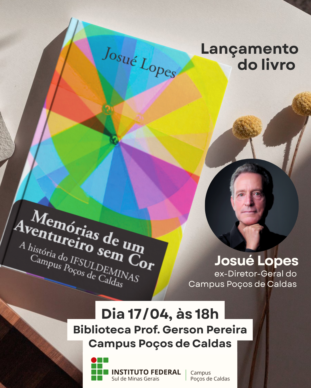 josue livro lancamento