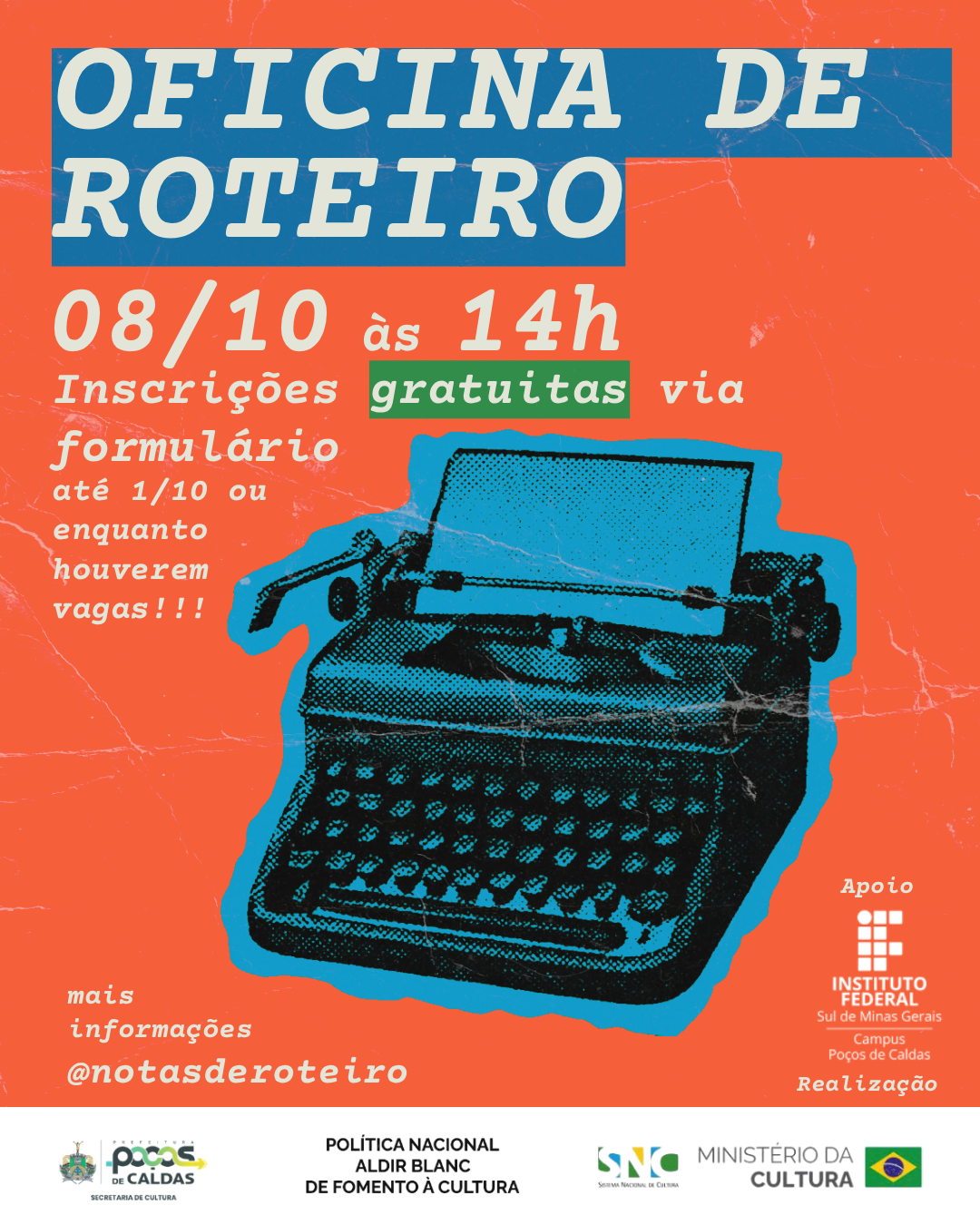 Banner Oficina de Roteiro